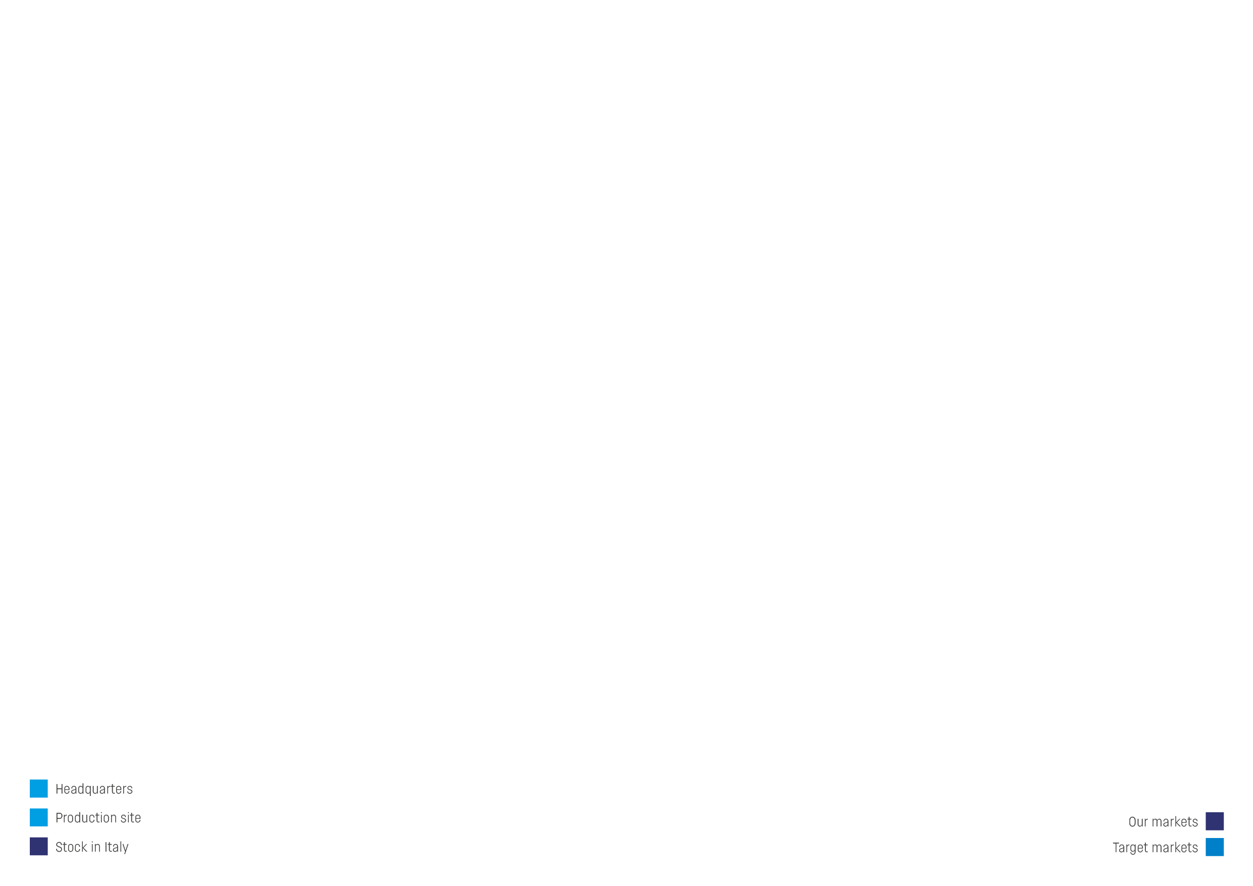 Logistics map legend